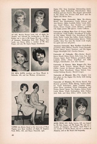 Yes, She Is a Delta Gamma, Continued