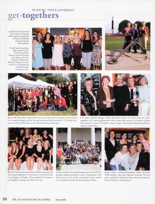 Reunions, Trips & Gatherings, Continued