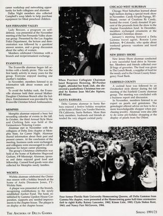 The Alumnae, Spring 1991, Continued