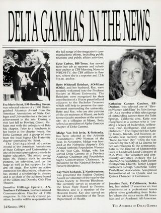 Delta Gammas in the News