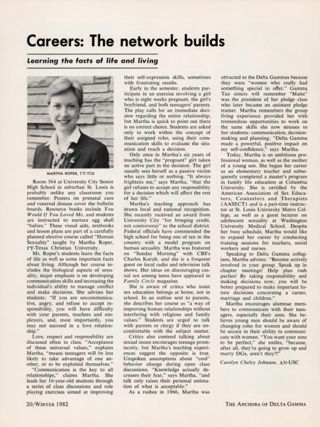 Careers: The Network Builds