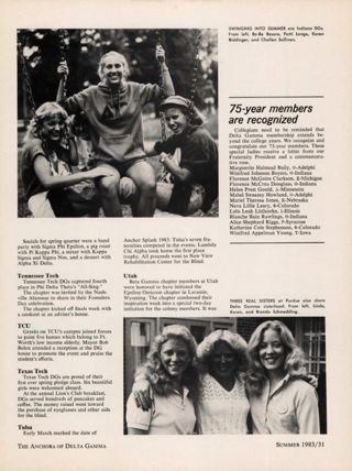 The Collegians, Summer 1983, Continued