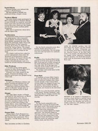 The Collegians, Summer 1983, Continued