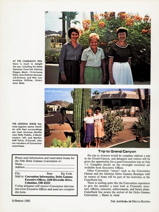 Convention '82' Is Delta Gamma's 50th, Continued
