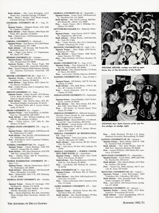 Collegiate Rush Directory, Continued