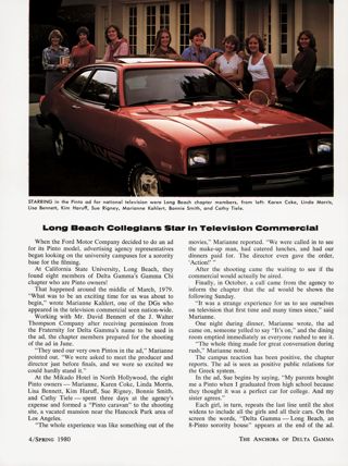 Long Beach Collegians Star in Television Commercial