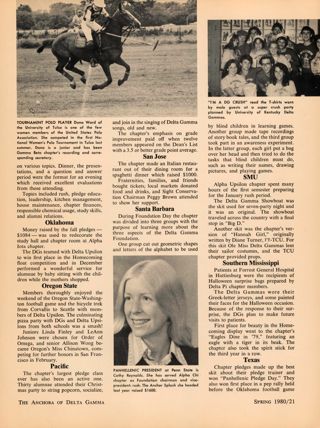 The Collegians, Spring 1980, Continued