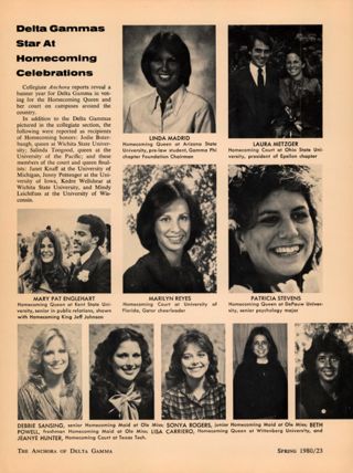 Delta Gammas Star at Homecoming Celebrations