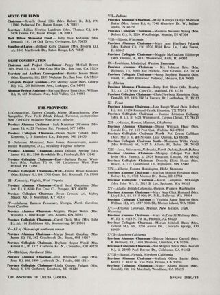 Fraternity Directory, Spring 1980, Continued