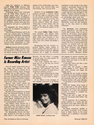 Alumnae Activities, Continued