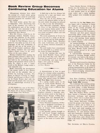 Book Review Group Becomes Continuing Education for Alums