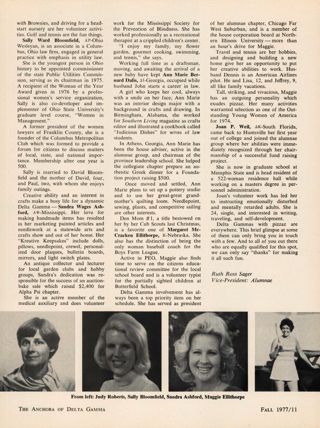Pizzaz: A Word for Delta Gamma Alumnae, Continued