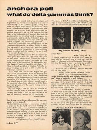 Anchora Poll: What Do Delta Gammas Think?