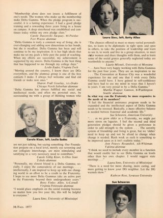 Anchora Poll: What Do Delta Gammas Think?, Continued