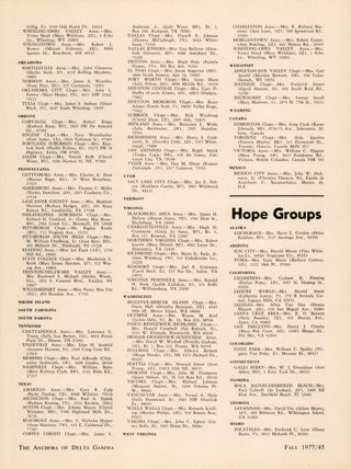 Directory of Alumnae Presidents, Continued