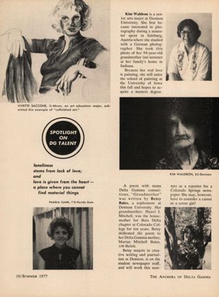 Spot Light on DG Talent, Continued