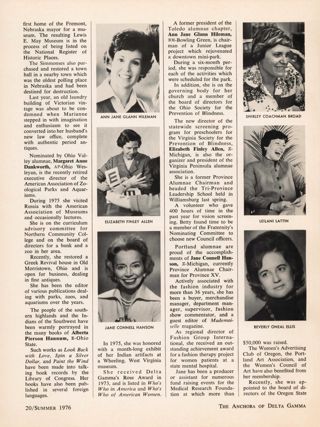 The Alumnae Nominees, Continued