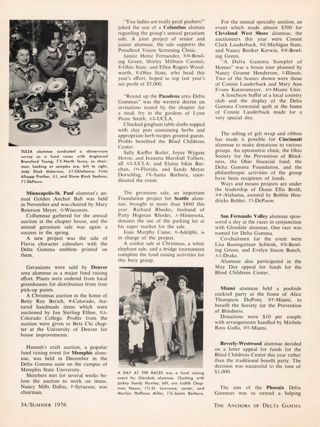 Alumnae in the ANCHORA, Continued