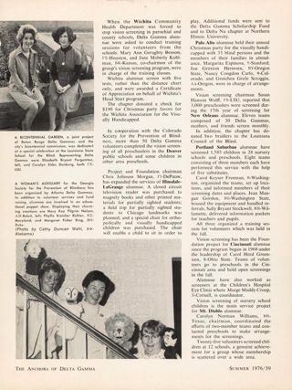 Alumnae in the ANCHORA, Continued