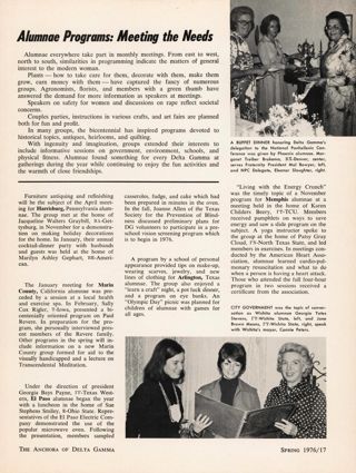 Alumnae Programs: Meeting the Needs