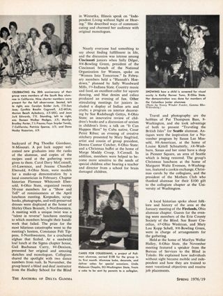 Alumnae Programs: Meeting the Needs, Continued