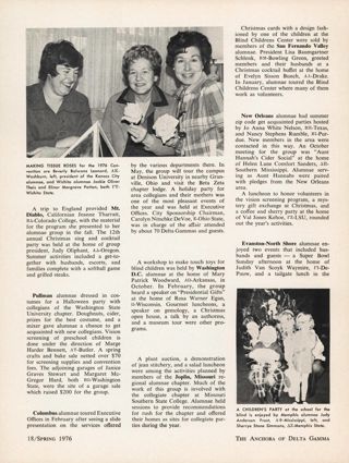 Alumnae Programs: Meeting the Needs, Continued