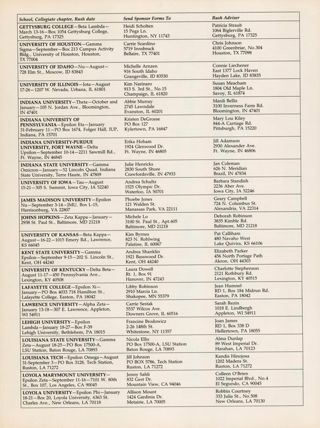 Rush Directory, Continued