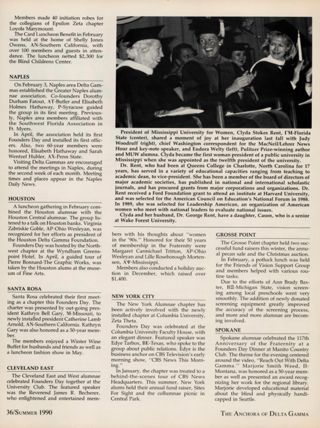 The Alumnae, Continued