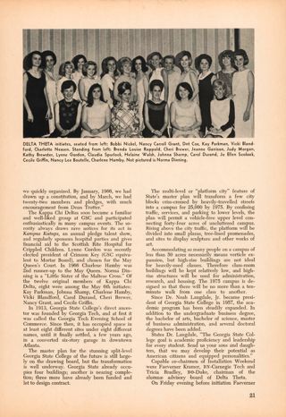 Atlanta's "Superschool" is Home of Delta Gamma's 92nd Chapter, Delta Theta, Continued