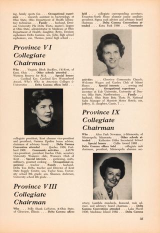 Wanted: Nominations for Council of Delta Gamma, Continued