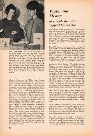 Ways and Means to Provide Financial Support for Service