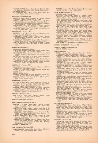 Alumnae Presidents, Fall 1967, Continued