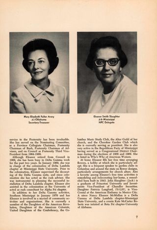 Council 1970-72, Continued