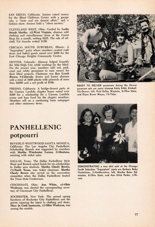 Panhellenic Potpourri, Continued