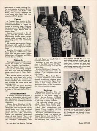 The Local Scene: Founders day, Continued
