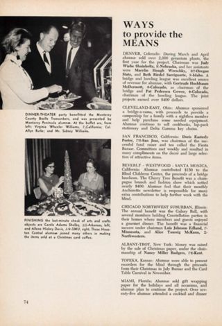 The Local Scene: Ways to Provide the Means