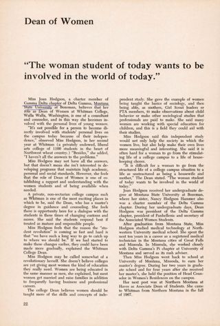 The Dean of Women