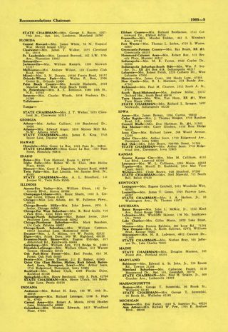 1969 Directory of Rushing Officials