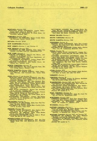 1969 Directory of Rushing Officials