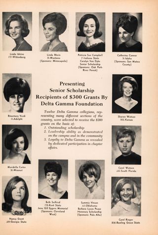 Presenting Senior Scholarship Recipients