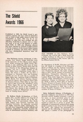 The Shield Awards 1966