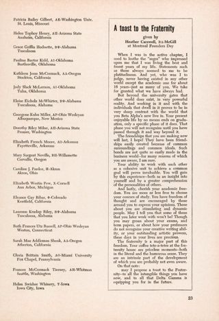 A Toast to the Fraternity