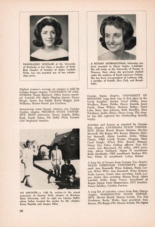 Panhellenic, Continued