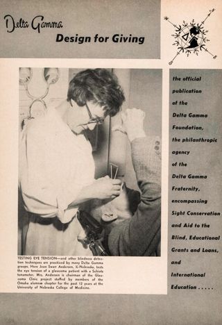 Delta Gamma Design for Giving, Summer 1966