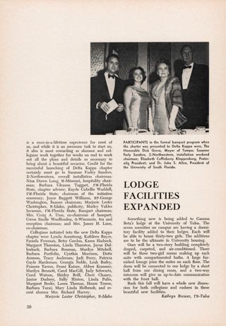 Lodge Facilities Expanded