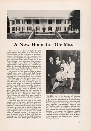 A new Home for 'ole miss