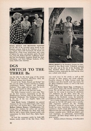 DGS Switch to the Three Bs