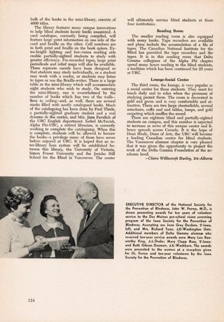 Sight Conservation and aid to the Blind: For the Blind, Continued