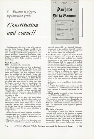 Constitution and Council