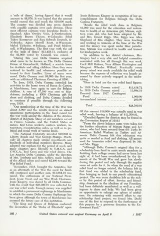 war Years, Continued